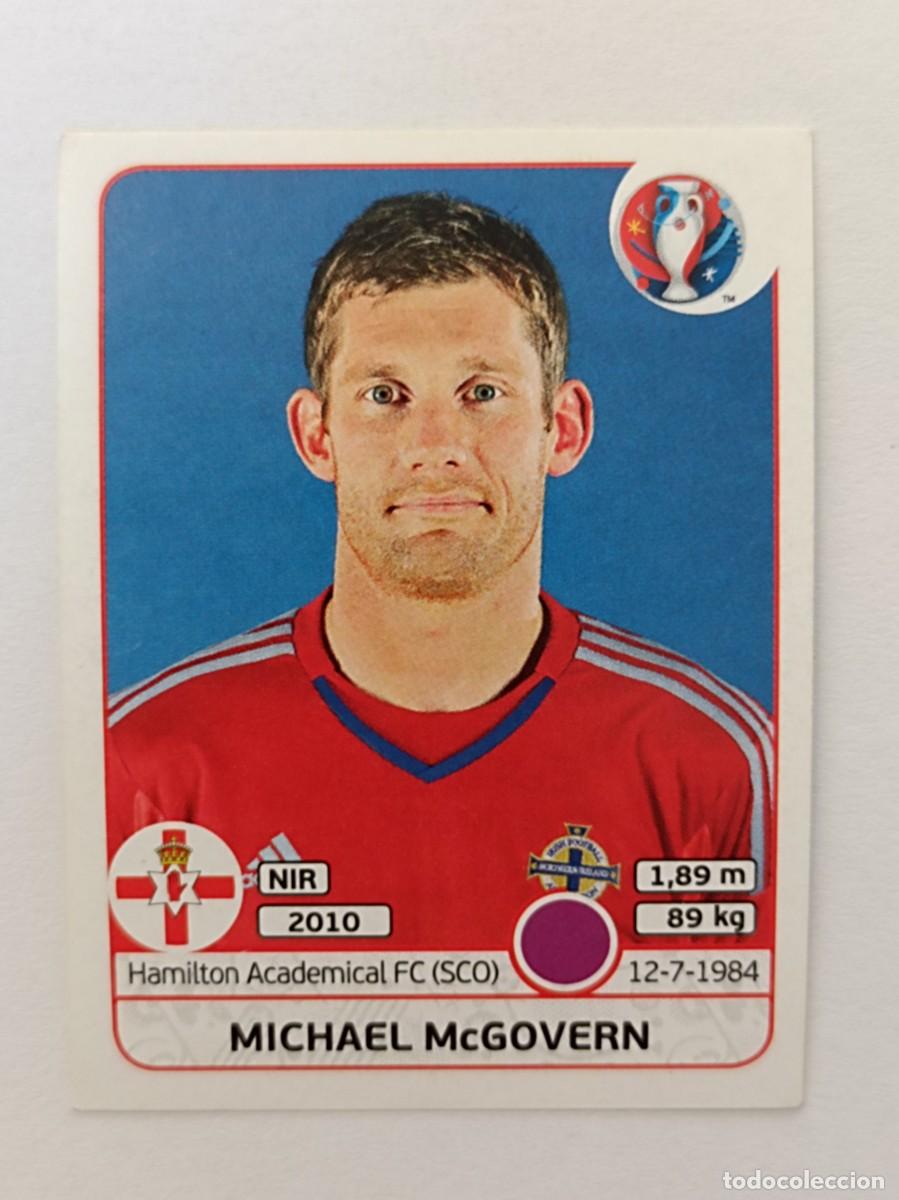 Cromos de F&uacute;tbol: #325 MICHAEL MCGOVERN (IRLANDA NORTE) EURO FRANCIA 2016 PANINI