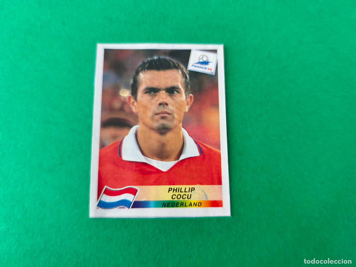 Cromos de F&uacute;tbol: CROMO FUTBOL COCU HOLANDA RECORTADO N&ordm; 309 MUNDIAL FRANCIA 98 1998 PANINI