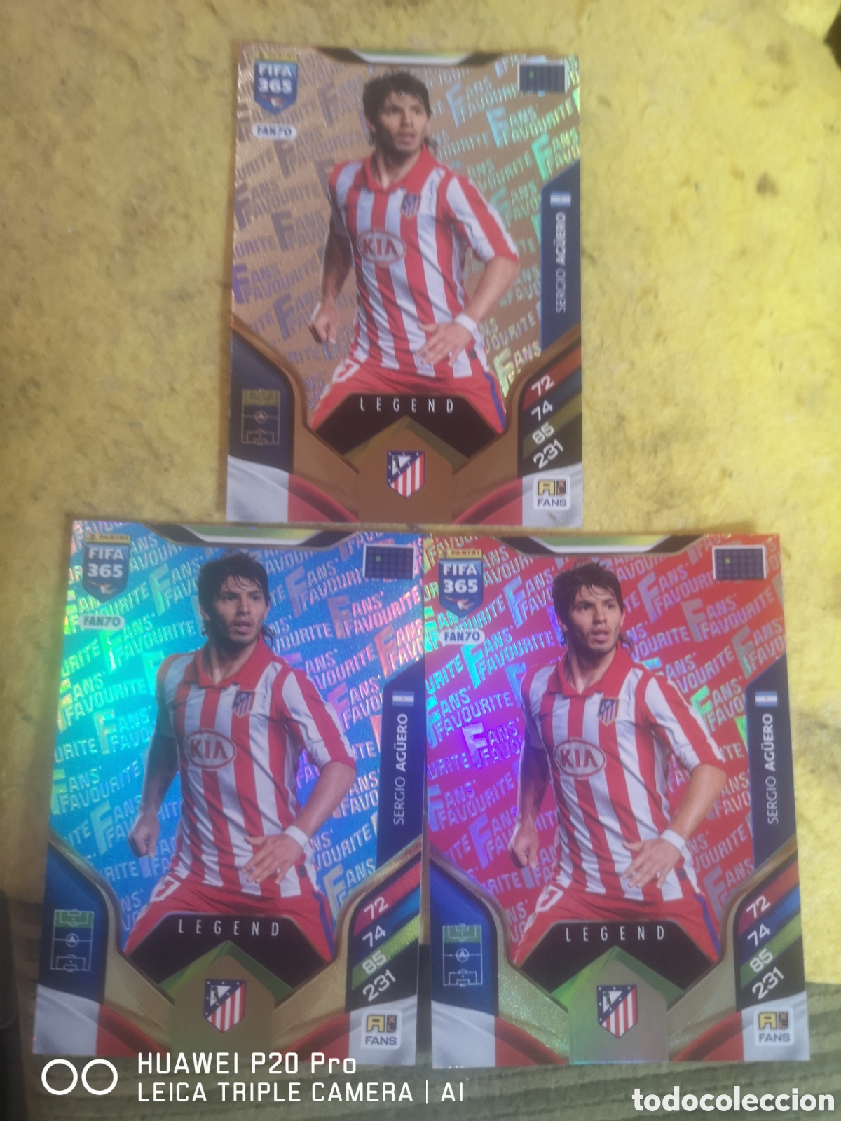 Cromos de F&uacute;tbol: ADRENALYN FIFA 365 - 2026 LEGEND FANS&acute; FAVOURITE - SERGIO AGUERO - ATLETICO DE MADRID - FAN70