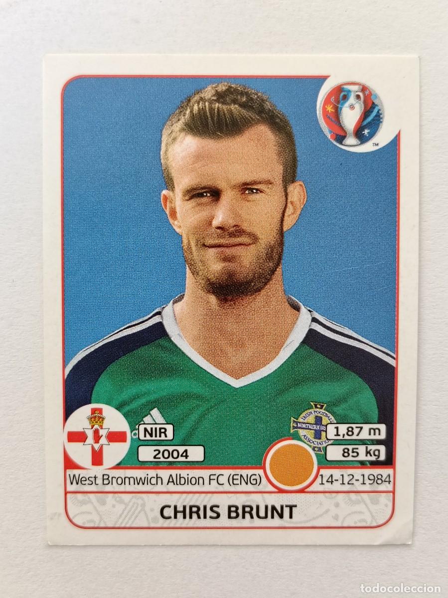 Cartes &agrave; collectionner de Football: #338 CHRIS BRUNT (IRLANDA NORTE) EURO FRANCIA 2016 PANINI
