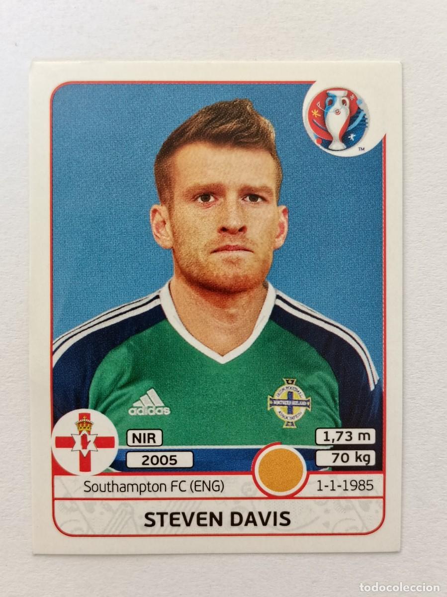 Fu&szlig;ball-Sticker: #339 STEVEN DAVIS (IRLANDA NORTE) EURO FRANCIA 2016 PANINI