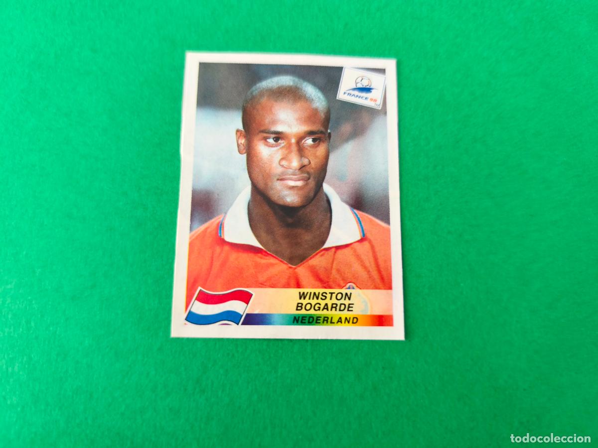 Cartes &agrave; collectionner de Football: CROMO FUTBOL BOGARDE HOLANDA RECORTADO N&ordm; 305 MUNDIAL FRANCIA 98 1998 PANINI