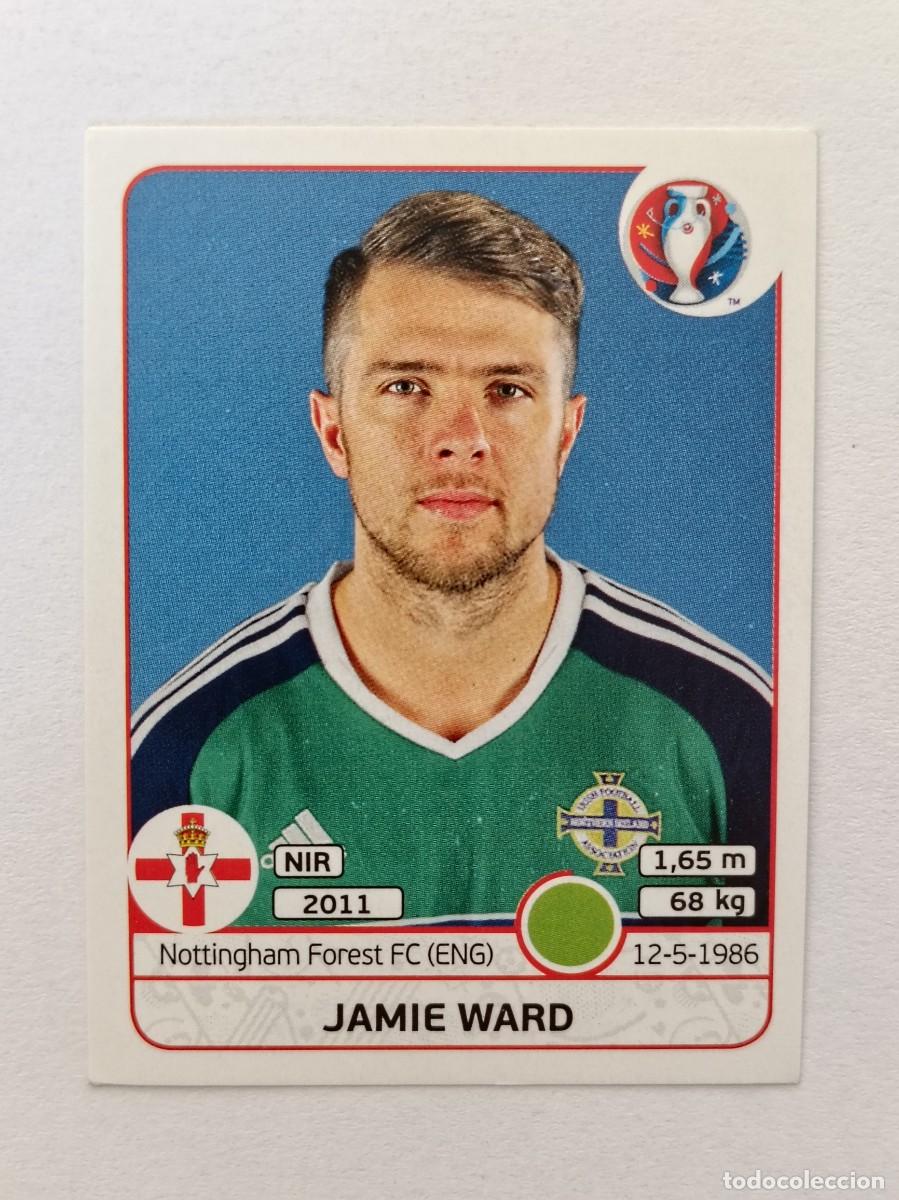 Football Stickers: #341 JAMIE WARD (IRLANDA NORTE) EURO FRANCIA 2016 PANINI