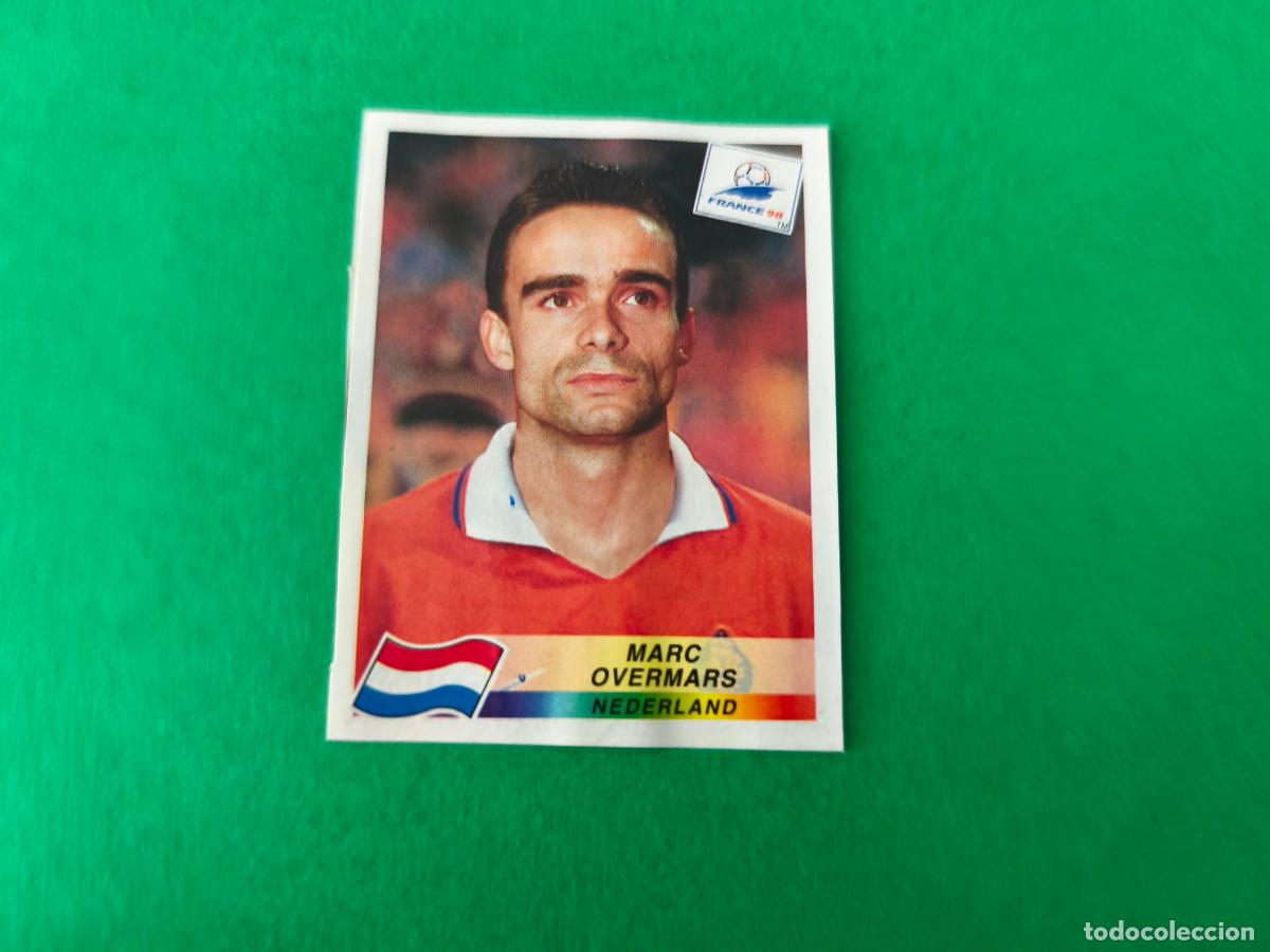 Football Stickers: CROMO FUTBOL OVERMARS HOLANDA RECORTADO N&ordm; 315 MUNDIAL FRANCIA 98 1998 PANINI