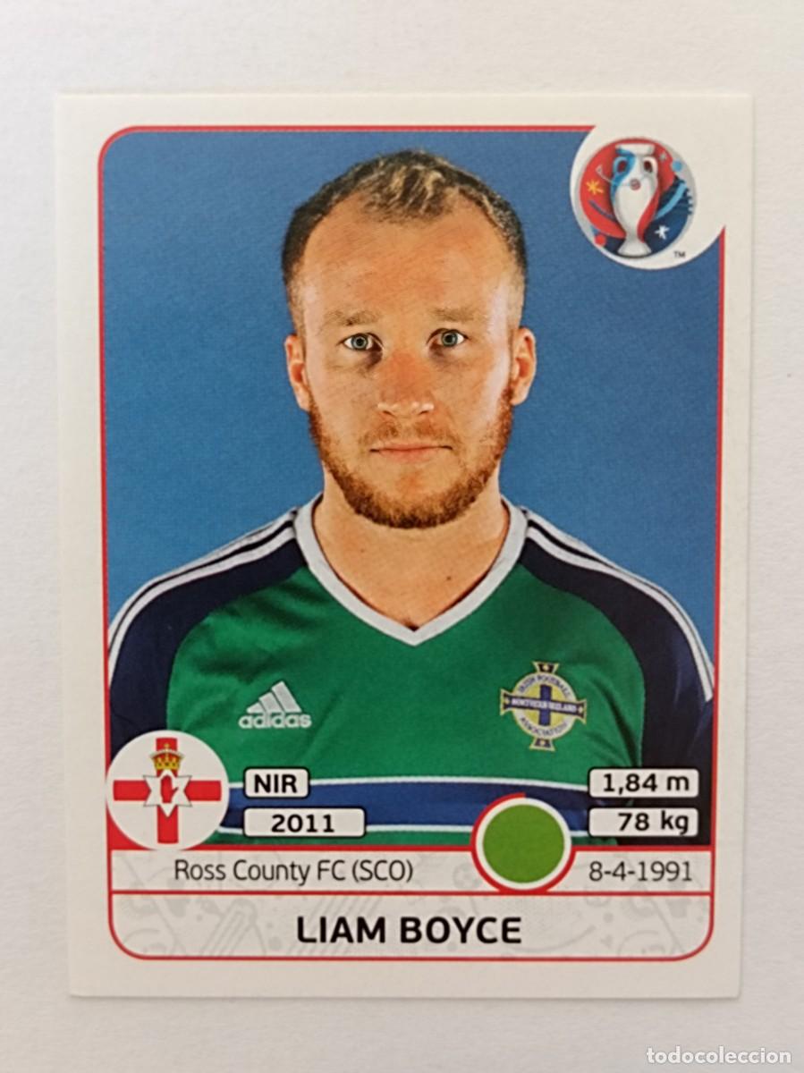 Cromos de F&uacute;tbol: #342 LIAM BOYCE (IRLANDA NORTE) EURO FRANCIA 2016 PANINI