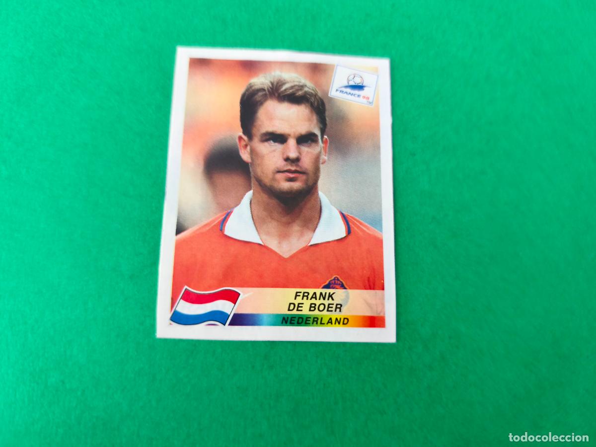 Cromos de F&uacute;tbol: CROMO FUTBOL FRANK DE BOER HOLANDA RECORTADO N&ordm; 303 MUNDIAL FRANCIA 98 1998 PANINI