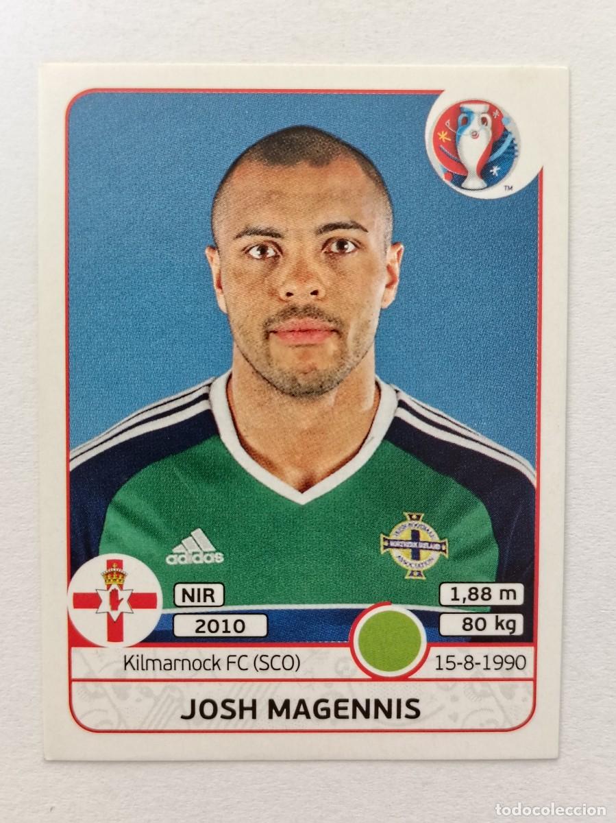 Football Stickers: #343 JOSH MAGENNIS (IRLANDA NORTE) EURO FRANCIA 2016 PANINI