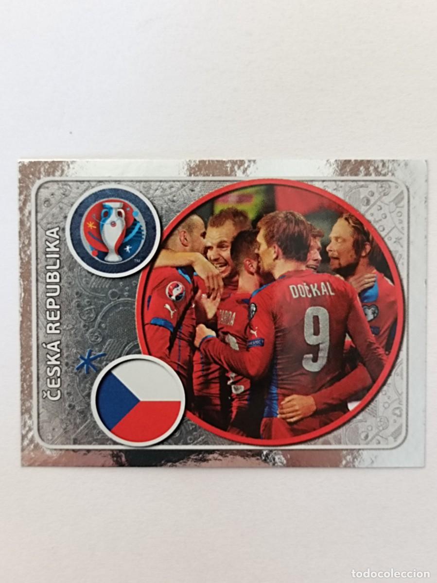 Football Stickers: #347 EQUIPO (REPUBLICA CHECA) EURO FRANCIA 2016 PANINI