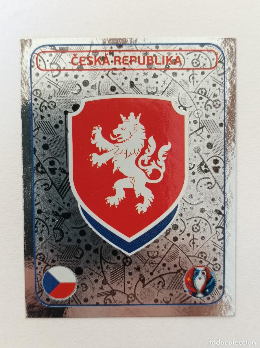 Cromos de F&uacute;tbol: #348 ESCUDO (REPUBLICA CHECA) EURO FRANCIA 2016 PANINI