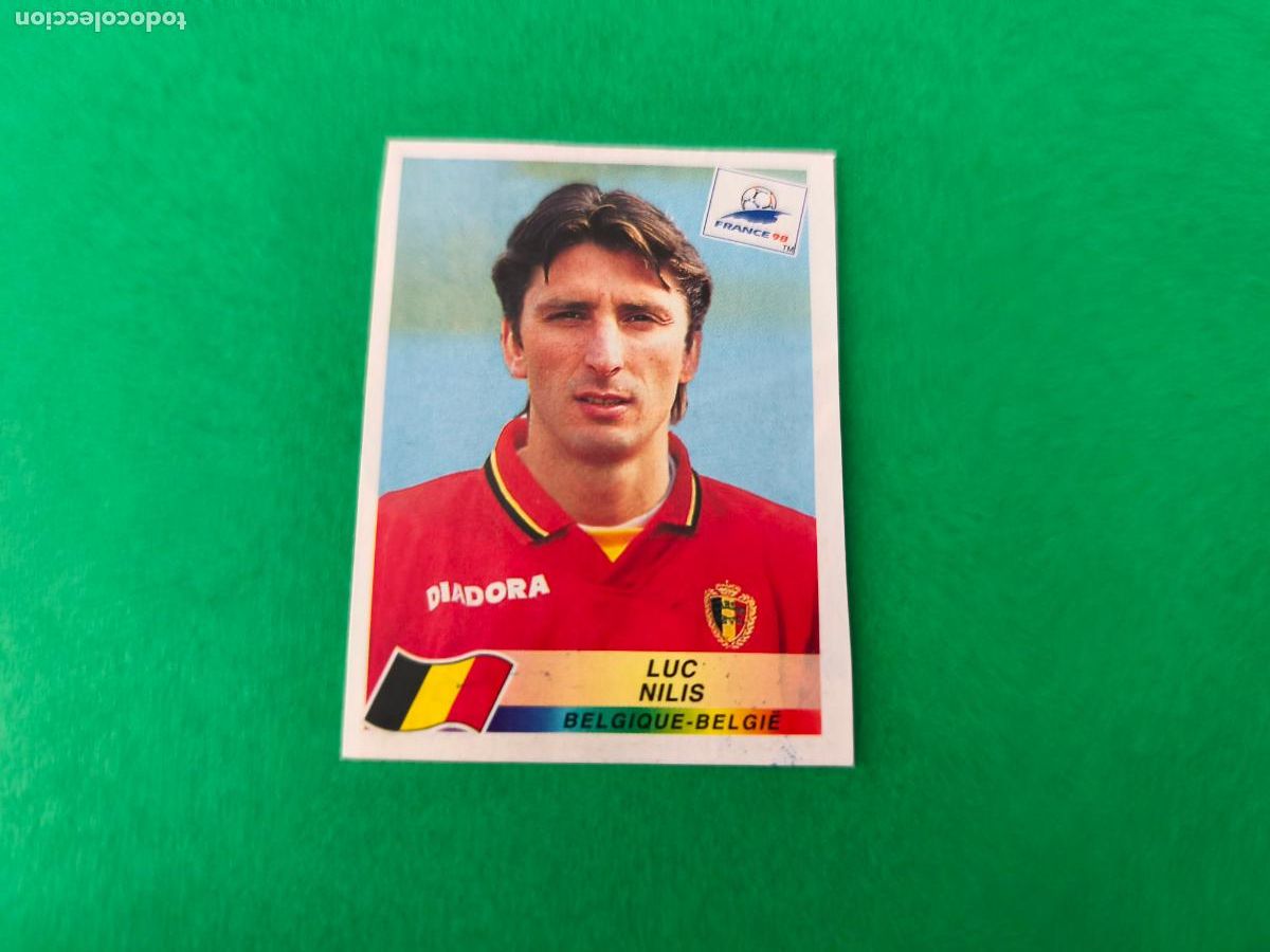 Cromos de F&uacute;tbol: CROMO FUTBOL LUC NILIS BELGICA RECORTADO N&ordm; 331 MUNDIAL FRANCIA 98 1998 PANINI