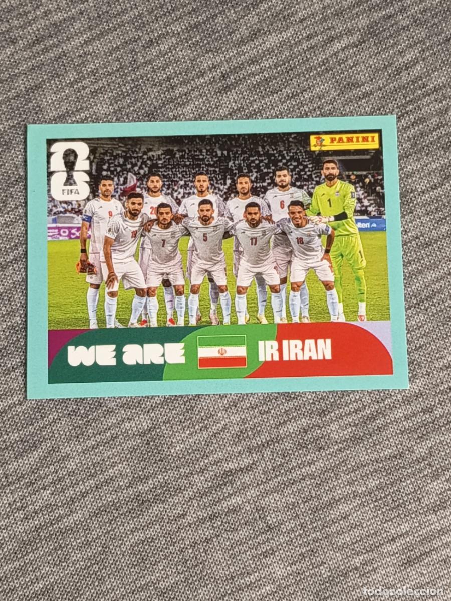 Cromos de F&uacute;tbol: ALINEACI&Oacute;N IRAN IRN 13 MUNDIAL 2026 PANINI FIFA WORLD CUP NUEVO