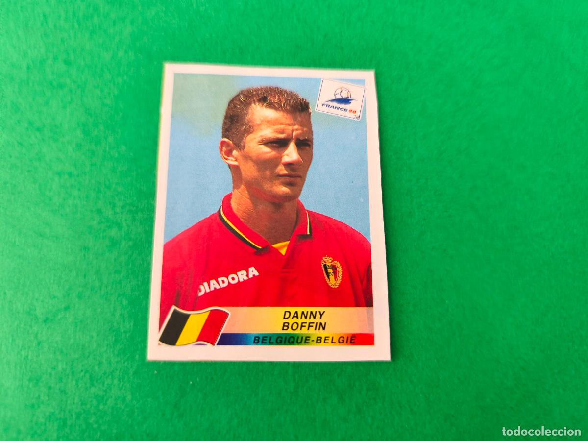 Cromos de F&uacute;tbol: CROMO FUTBOL DANNY BOFFIN BELGICA RECORTADO N&ordm; 328 MUNDIAL FRANCIA 98 1998 PANINI