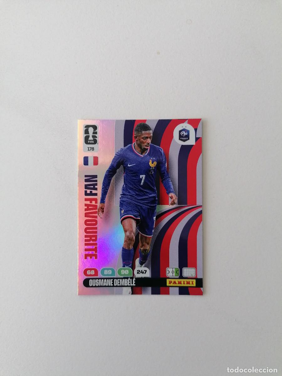 Cromos de F&uacute;tbol: 178 DEMBELE Fan Favourite World Cup 2026 Adrenalyn XL Panini