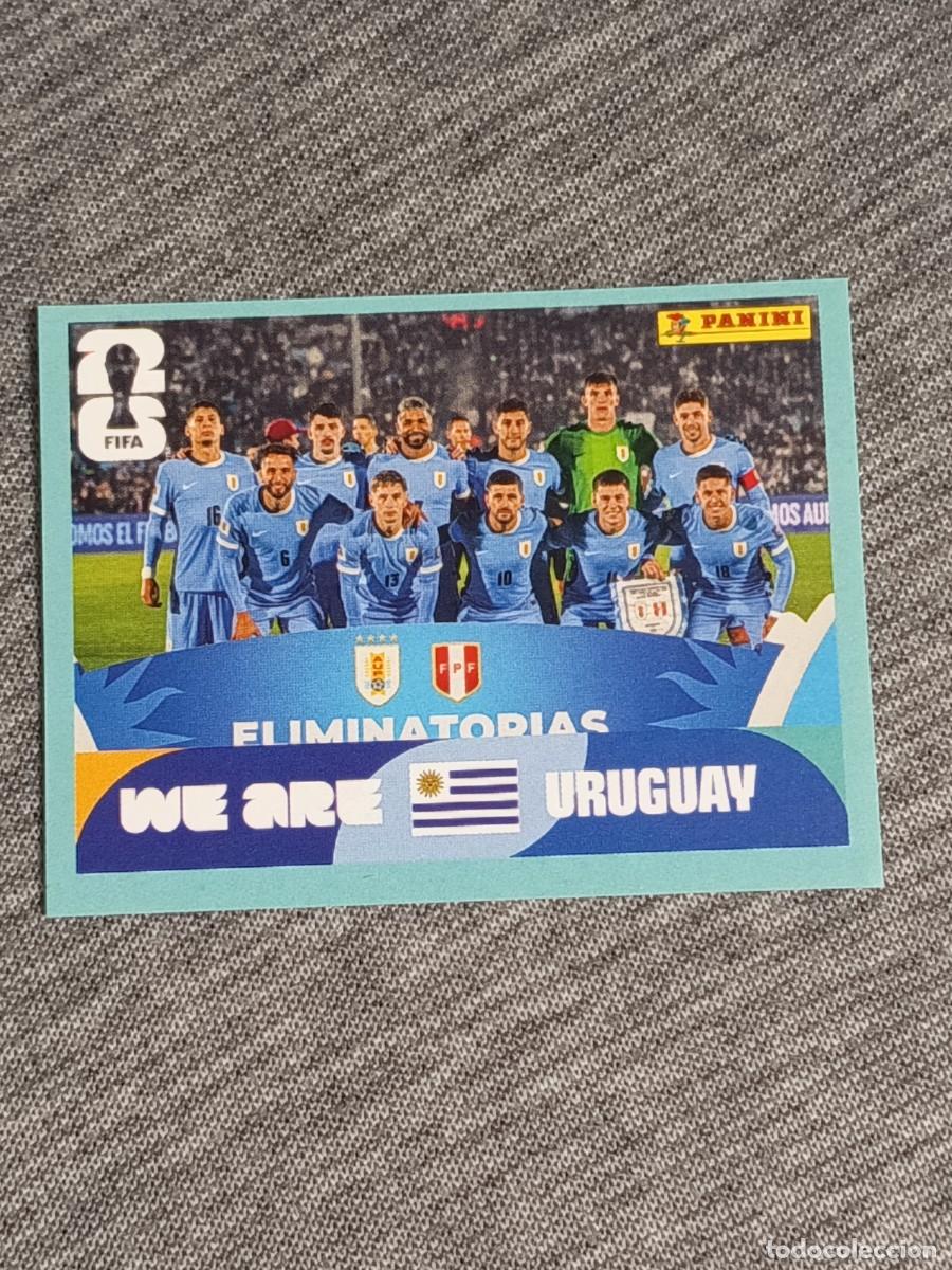 Cromos de F&uacute;tbol: ALINEACI&Oacute;N URUGUAY URU 13 MUNDIAL 2026 PANINI FIFA WORLD CUP NUEVO