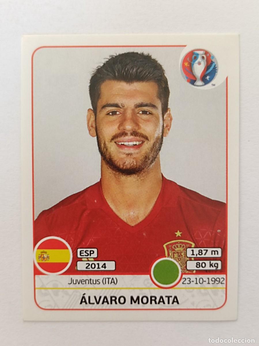 Cromos de F&uacute;tbol: #370 ALVARO MORATA (ESPA&Ntilde;A) EURO FRANCIA 2016 PANINI