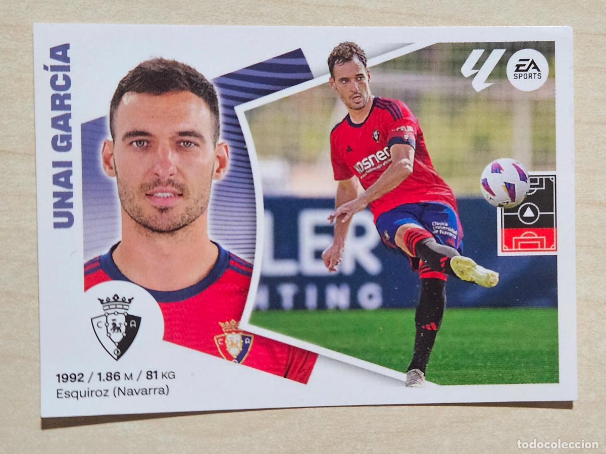 Cromos de F&uacute;tbol: EDICIONES ESTE 2024 25 FICHAJE N &ordm; 8 BIS UNAI GARCIA - OSASUNA - SIN PEGAR