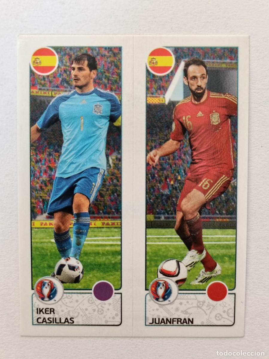 Cromos de F&uacute;tbol: #374 CASILLAS-JUANFRAN (ESPA&Ntilde;A) EURO FRANCIA 2016 PANINI