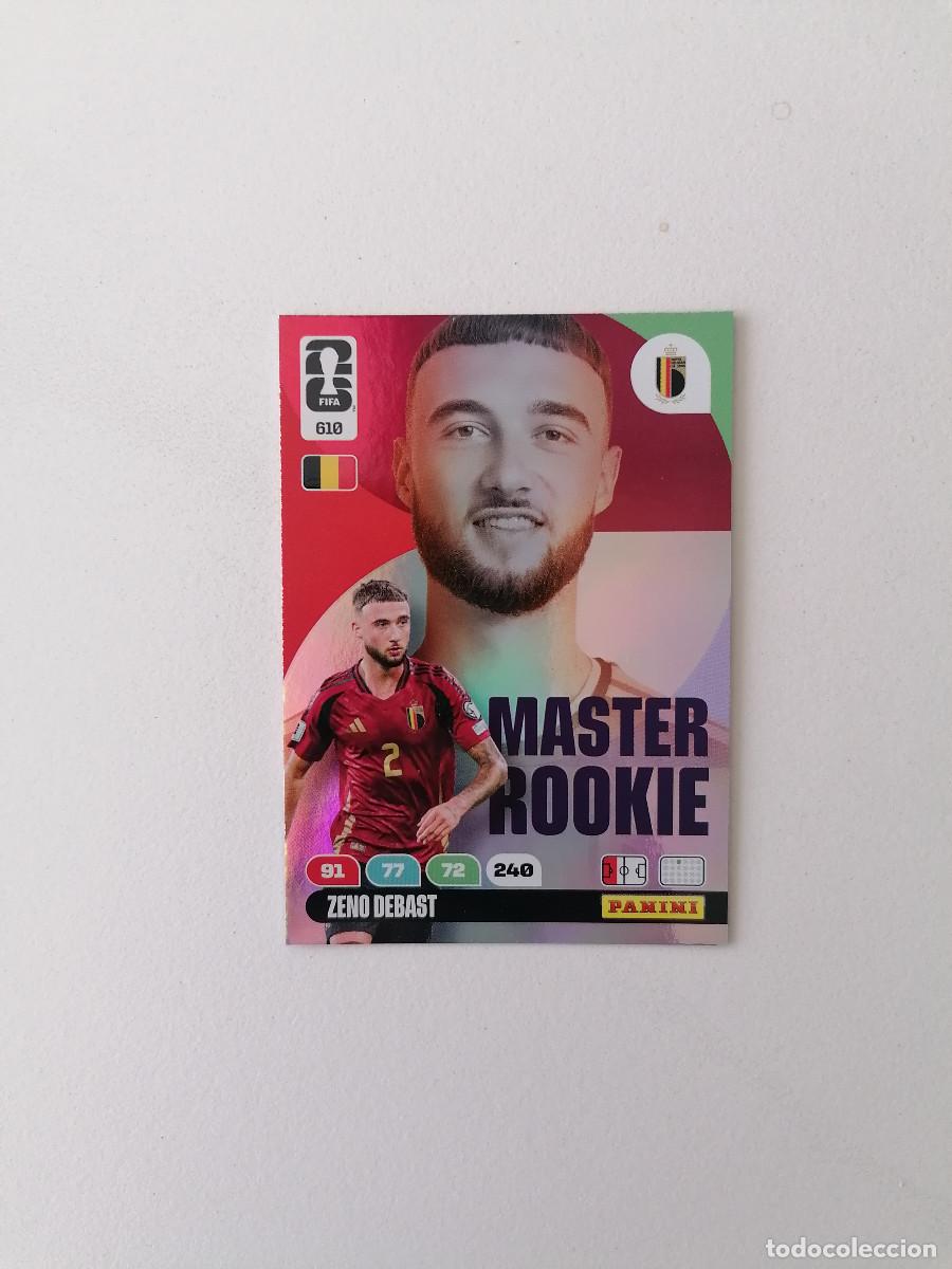 Cromos de Futebol: 610 DEBAST Master Rookie World Cup 2026 Adrenalyn XL Panini