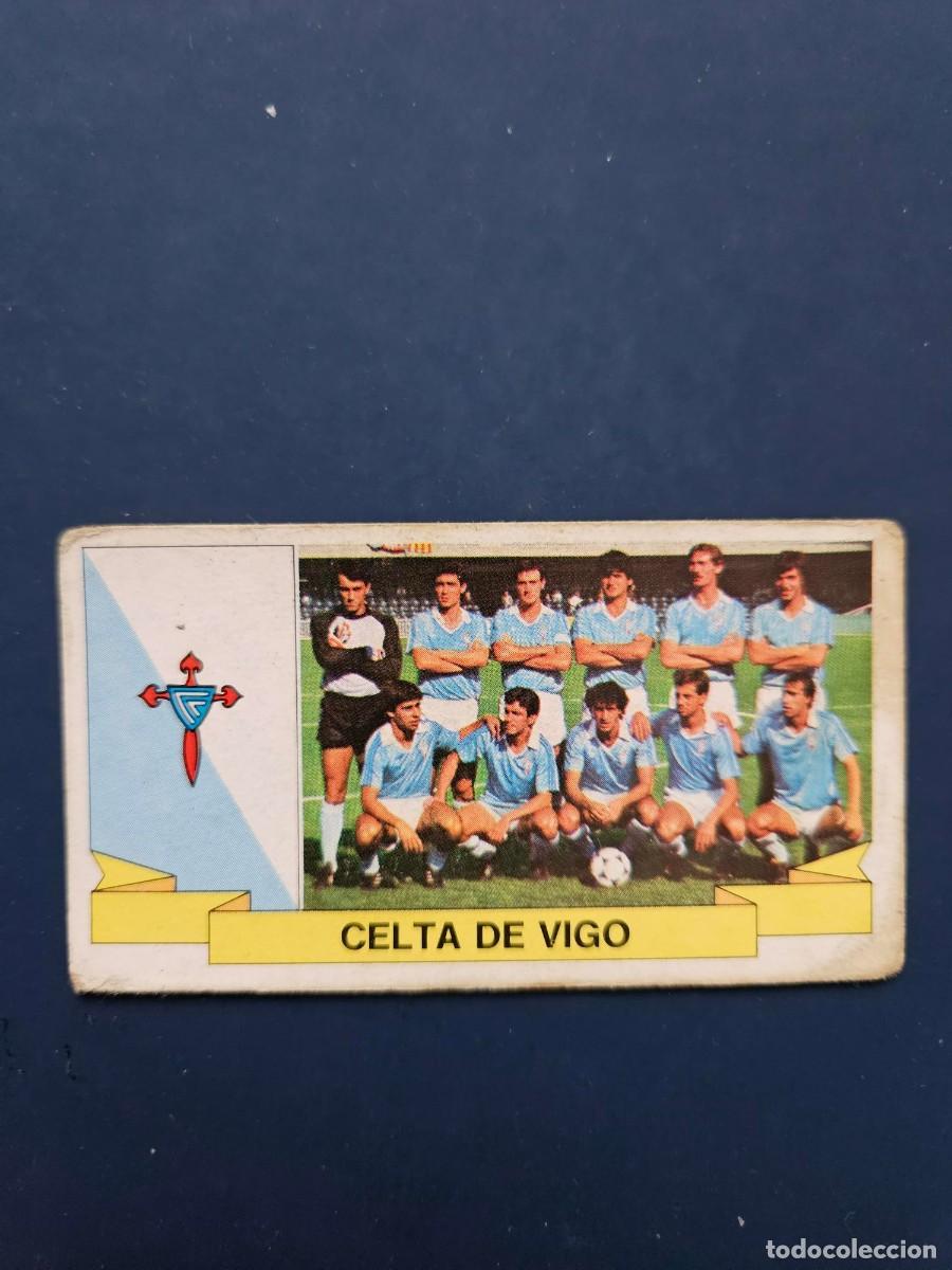 Cromos de F&uacute;tbol: ALINEACION CELTA LIGA ESTE 85 86 1985 1986 SIN PEGAR NUNCA PEGADO