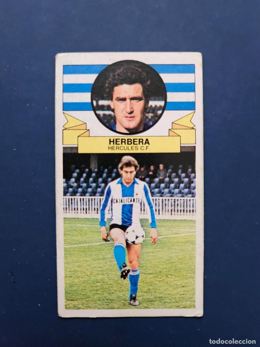 Cromos de F&uacute;tbol: HERBERA HERCULES LIGA ESTE 85 86 1985 1986 SIN PEGAR NUNCA PEGADO