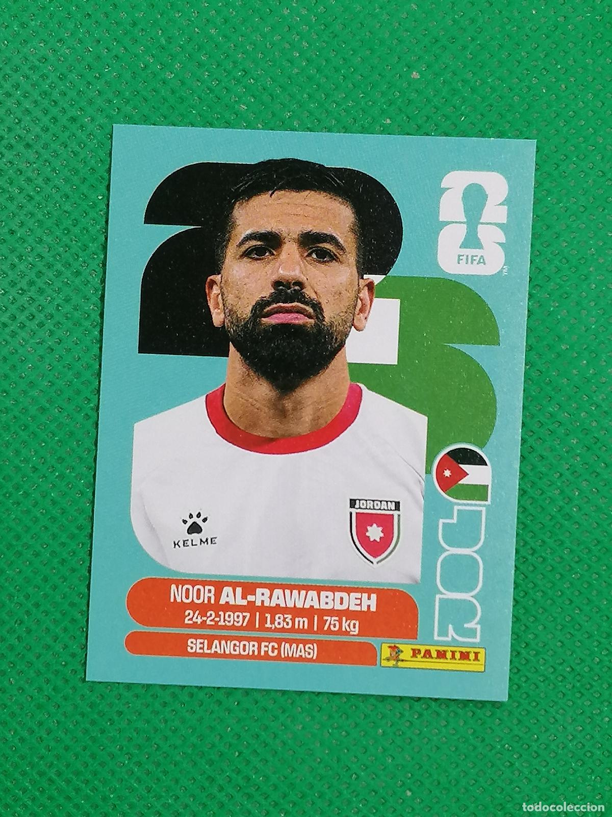 Cromos de F&uacute;tbol: JOR 11 JOR11 NOOR AL-RAWABDEH JORDANIA ⚽ PANINI FIFA MUNDIAL WORLD CUP 26 2026 STICKER ⚽