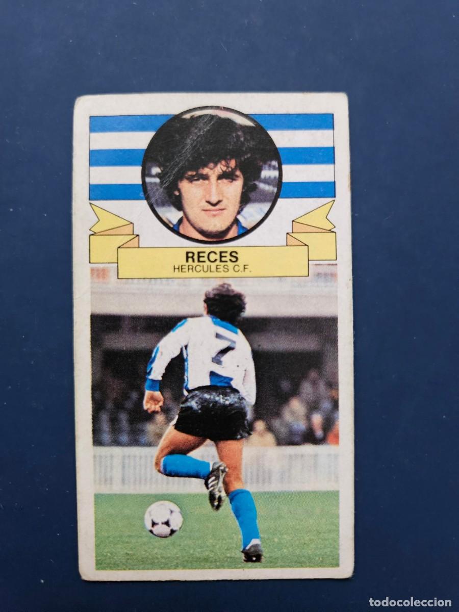 Cromos de F&uacute;tbol: RECES HERCULES LIGA ESTE 85 86 1985 1986 SIN PEGAR NUNCA PEGADO