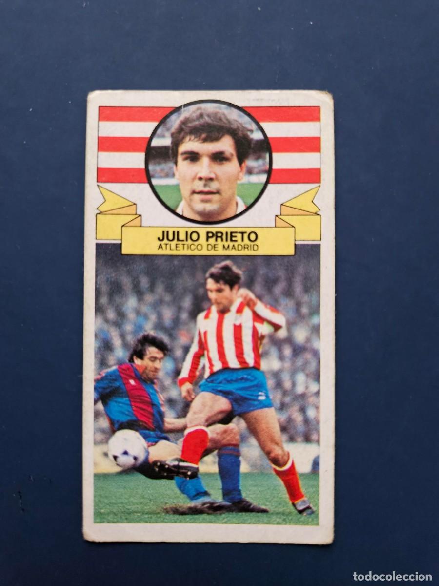 Cromos de F&uacute;tbol: JULIO PRIETO ATLETICO MADRID LIGA ESTE 85 86 1985 1986 SIN PEGAR NUNCA PEGADO