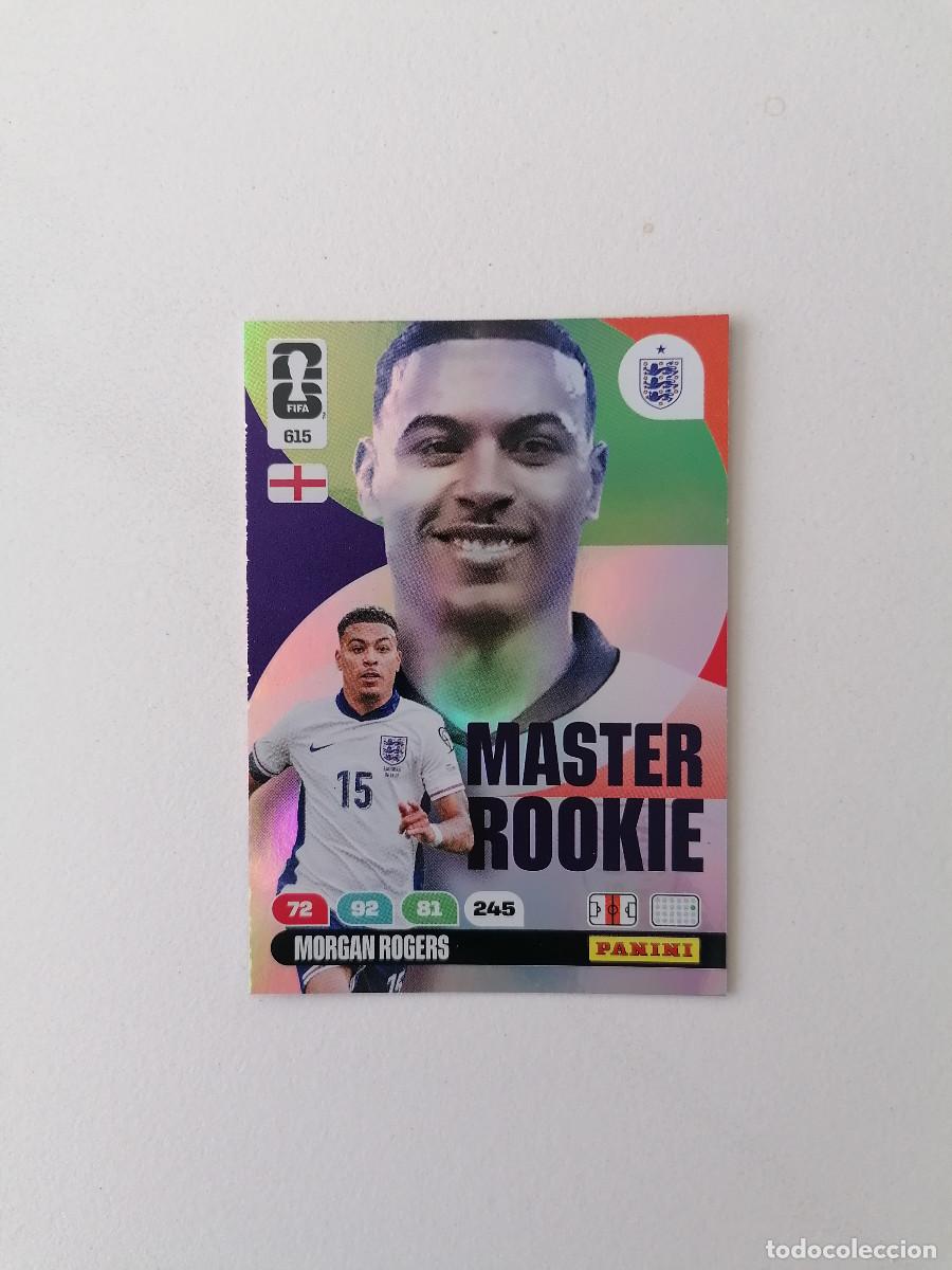 Cromos de F&uacute;tbol: 615 MORGAN ROGERS Master Rookie World Cup 2026 Adrenalyn XL Panini