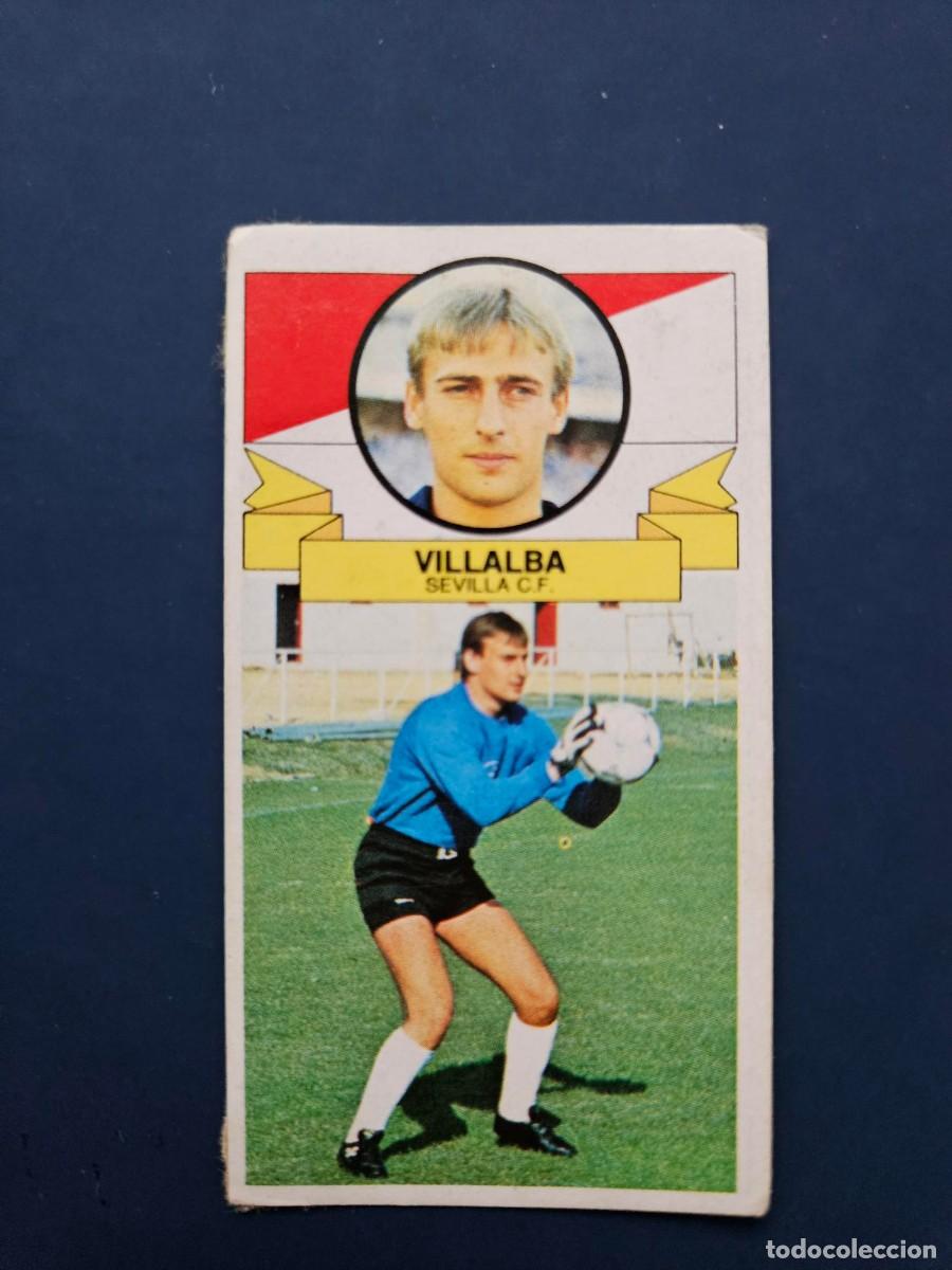 Cromos de F&uacute;tbol: VILLALBA SEVILLA LIGA ESTE 85 86 1985 1986 DESPEGADO