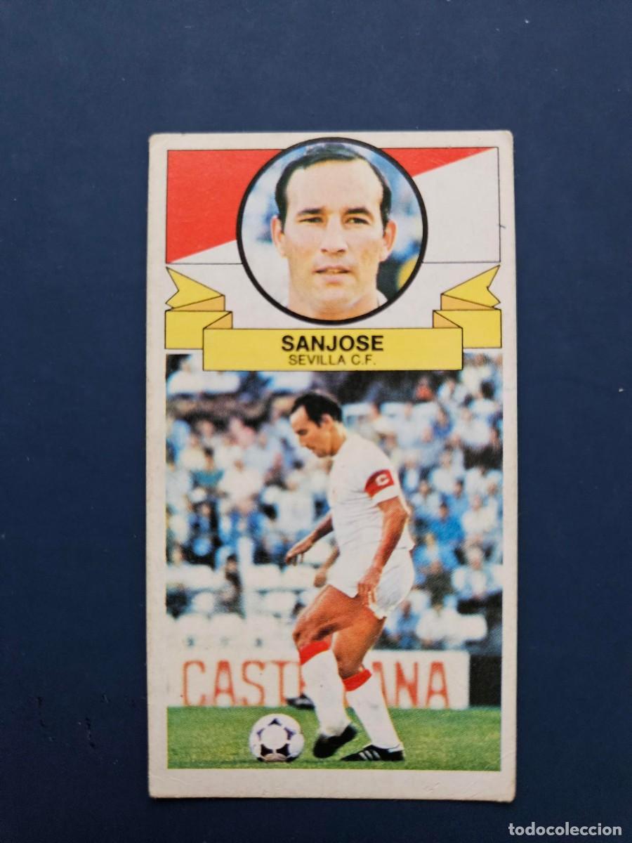 Cromos de F&uacute;tbol: SANJOSE SEVILLA LIGA ESTE 85 86 1985 1986 SIN PEGAR NUNCA PEGADO