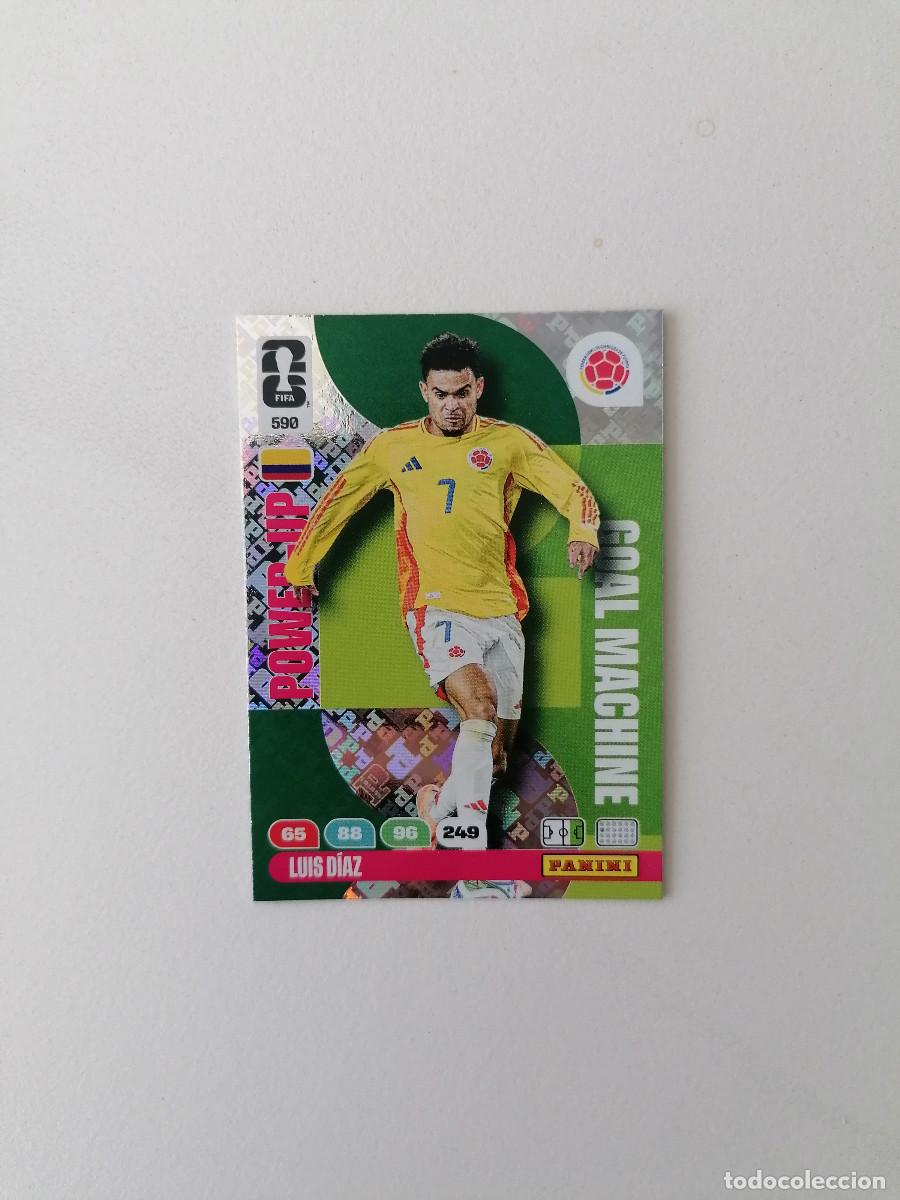 Cromos de F&uacute;tbol: 590 LUIS DIAZ Goal Machine World Cup 2026 Adrenalyn XL Panini
