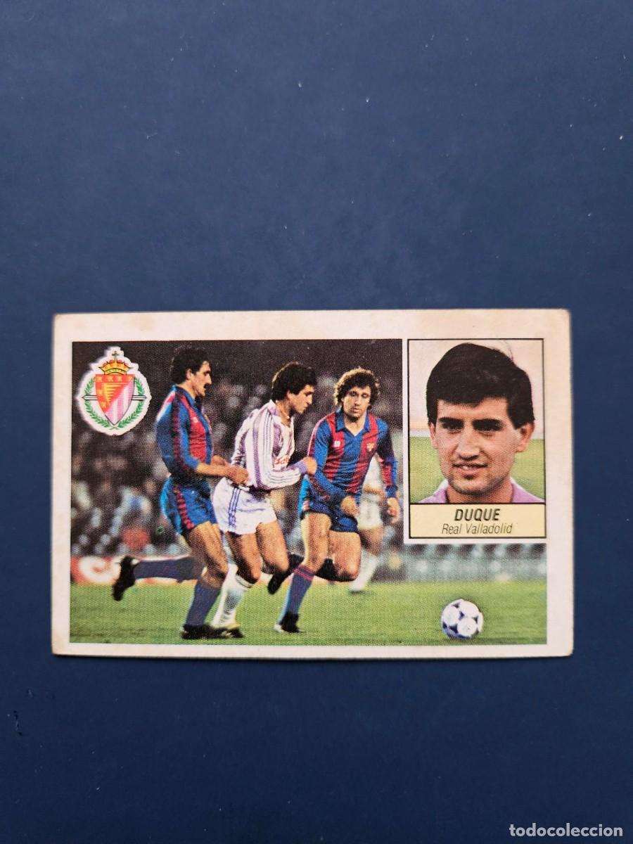 Cromos de F&uacute;tbol: DUQUE VALLADOLID LIGA ESTE 84 85 1984 1985 SIN PEGAR NUNCA PEGADO