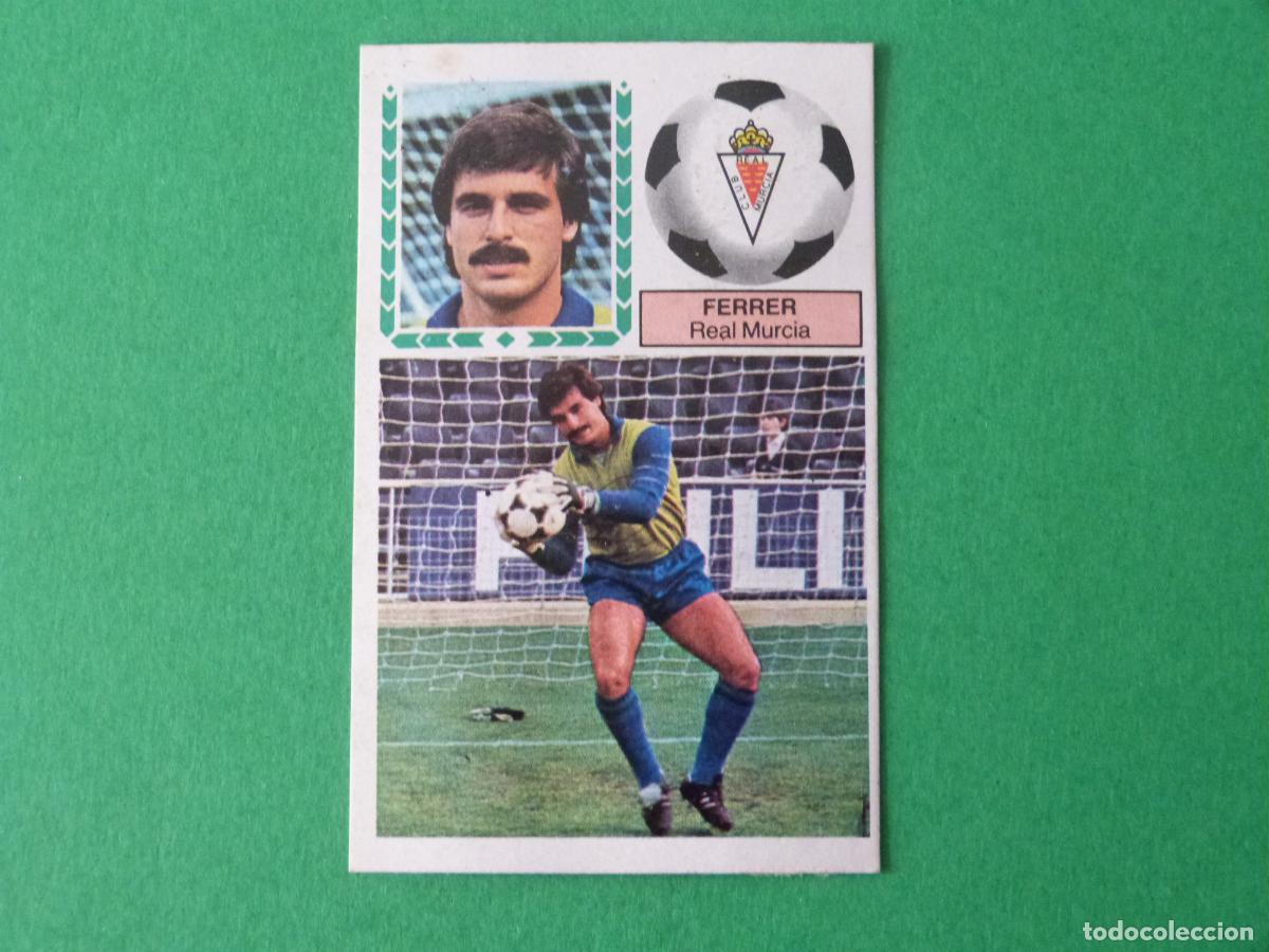 Cromos de Futebol: CROMO FUTBOL FERRER REAL MURCIA DESPEGADO FICHAJE N&ordm; 3 LIGA ESTE 1983-1984/83-84