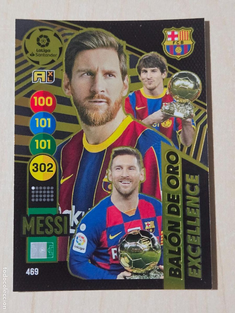 Football Stickers: FICHA N&ordm; 469 MESSI EXCELLENCE - ADRENALYN 20 21 - PANINI 2020 - 21 - CROMO - BALON DE ORO