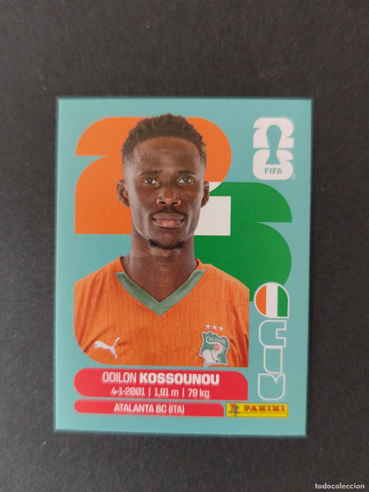 Cromos de F&uacute;tbol: CIV5 ODILON KOSSOUNOU 5 COSTA DE MARFIL MUNDIAL FIFA WORLD CUP 2026 STICKER PANINI SIN PEGAR