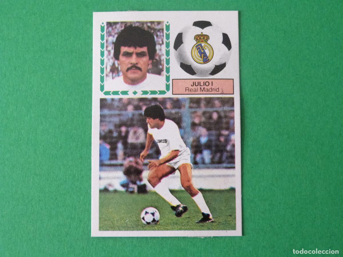 Cromos de F&uacute;tbol: CROMO FUTBOL JULIO I REAL MADRID C.F. VERSION DESPEGADO FICHAJE N&ordm; 4 LIGA ESTE 1983-1984/83-84