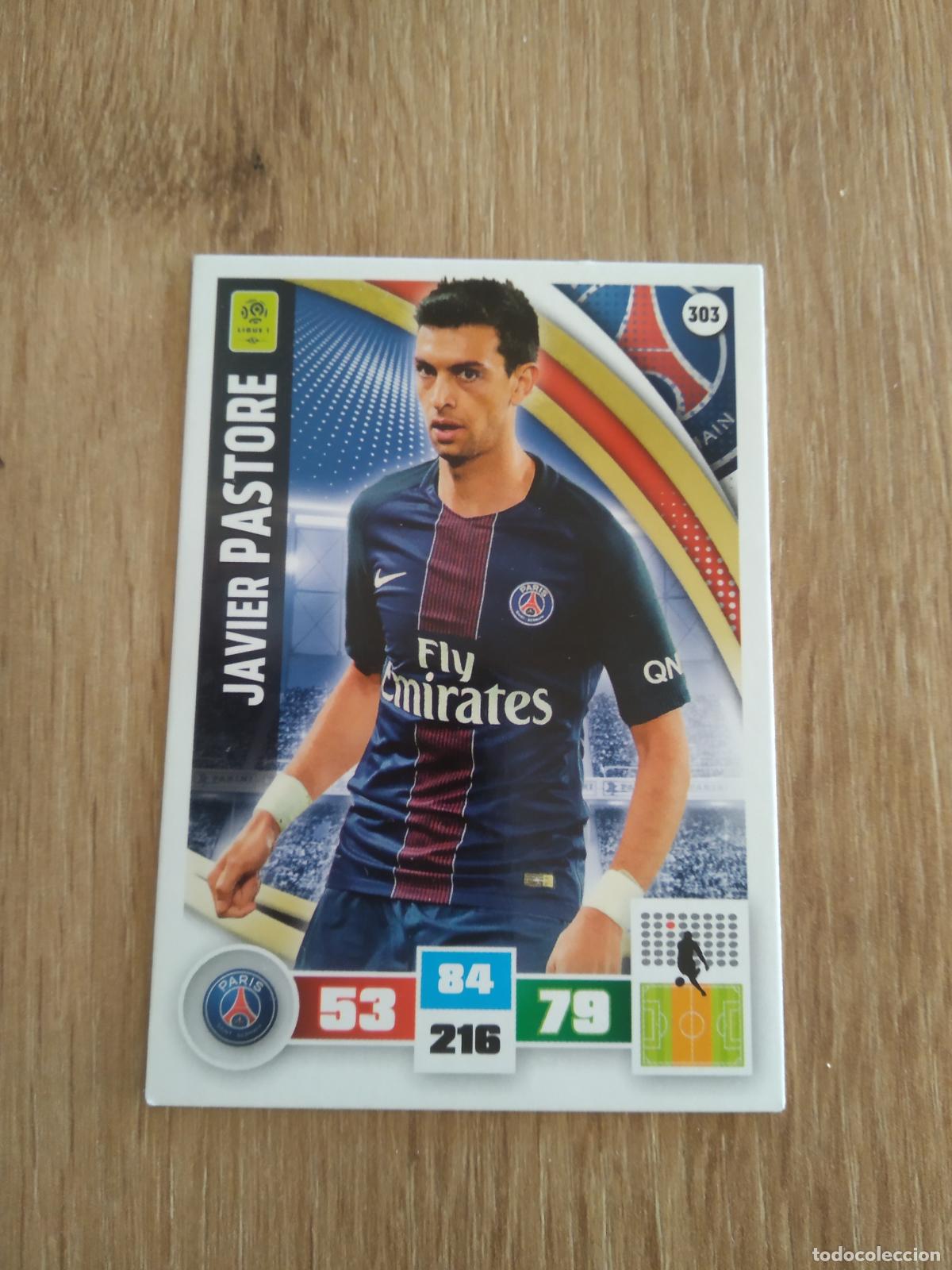 Cromos de F&uacute;tbol: 303 PASTORE PSG CROMO FUTBOL PANINI LIGA FRANCIA 2016-2017 FOOT LIGUE 1 ADRENALYN 16-17