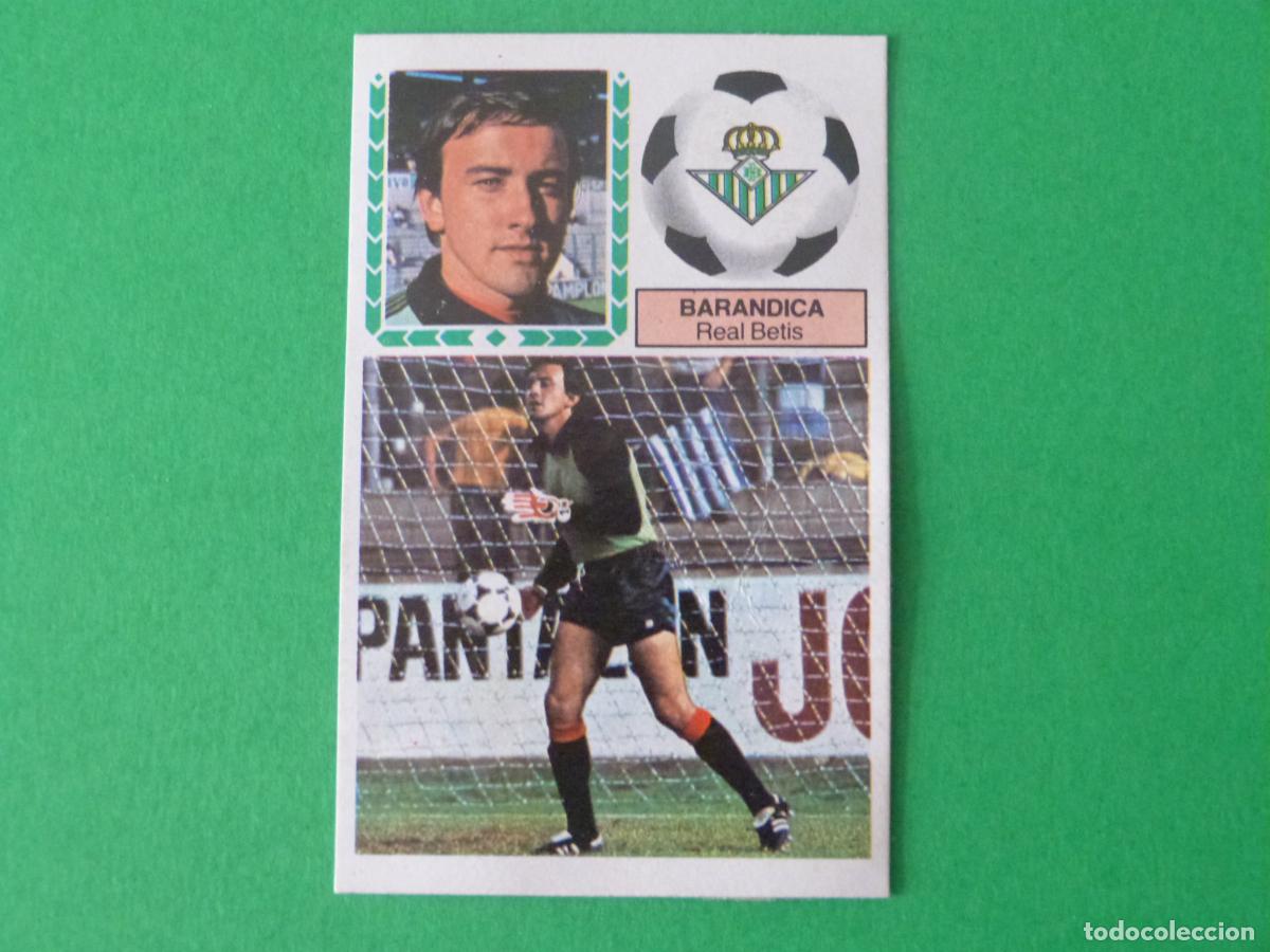 Cromos de F&uacute;tbol: CROMO FUTBOL BARANDICA REAL BETIS BALOMPIE DESPEGADO FICHAJE N&ordm; 5 LIGA ESTE 1983-1984/83-84