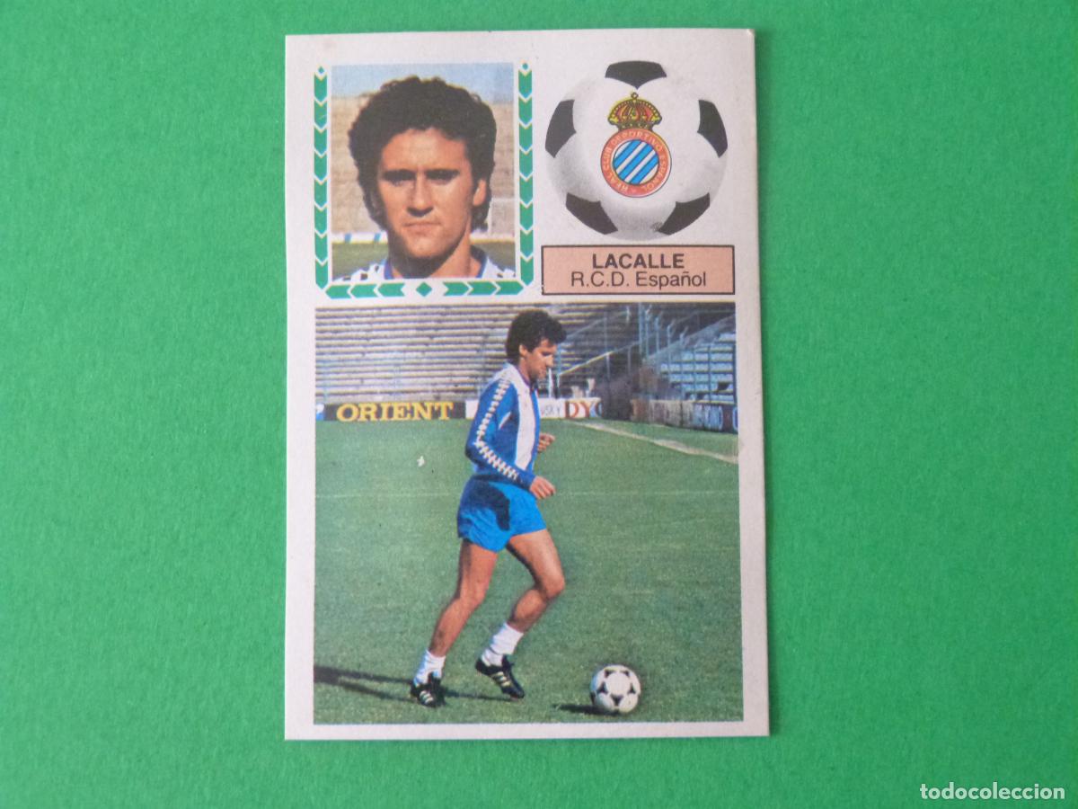 Football Stickers: CROMO FUTBOL LACALLE R.C.D. ESPA&Ntilde;OL-ESPANYOL DESPEGADO FICHAJE N&ordm; 6 LIGA ESTE 1983-1984/83-84