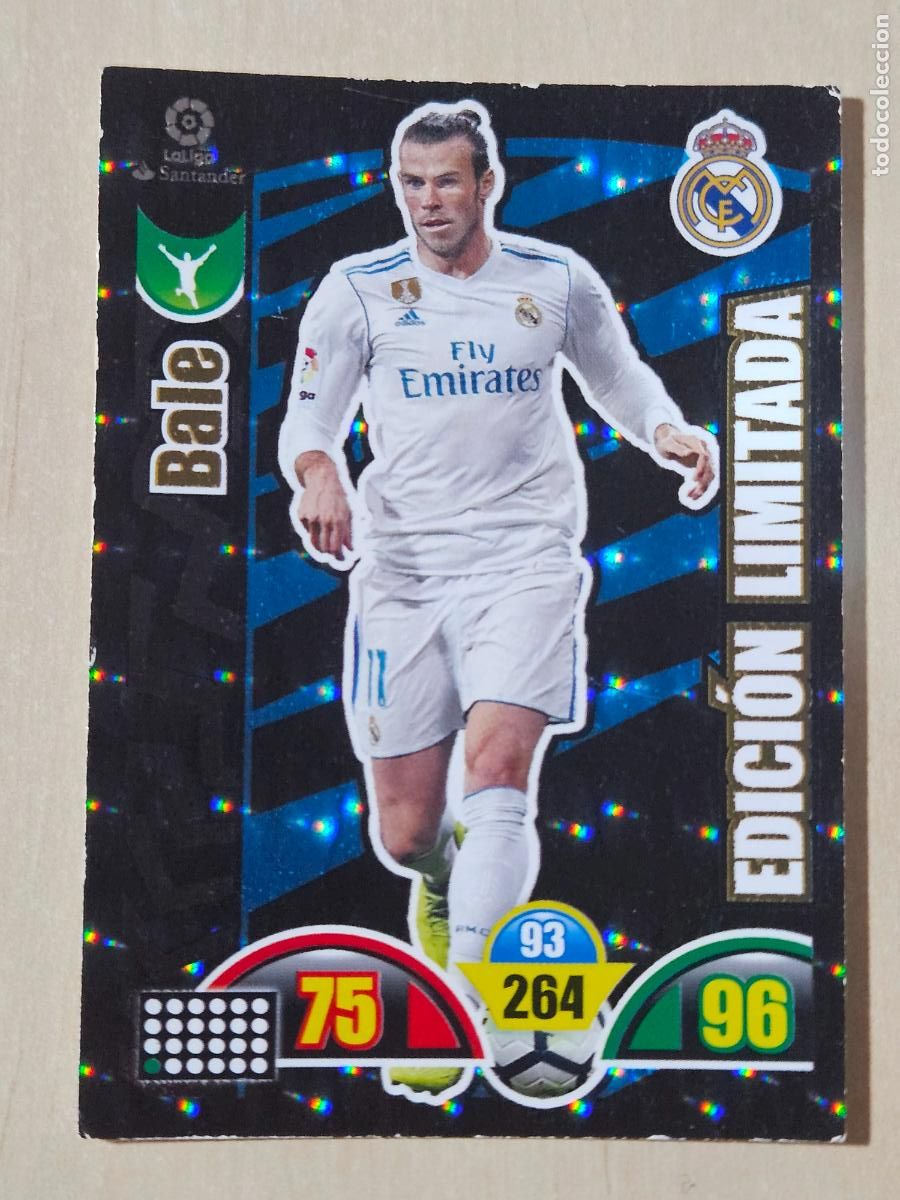 Fu&szlig;ball-Sticker: FICHA BALE - ADRENALYN 17 18 - PANINI 2017 - 18 - CROMO - EDICION LIMITADA