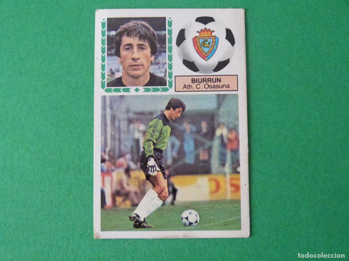 Cromos de F&uacute;tbol: CROMO FUTBOL BIURRUN AT. OSASUNA DESPEGADO FICHAJE N&ordm; 10 LIGA ESTE 1983-1984/83-84