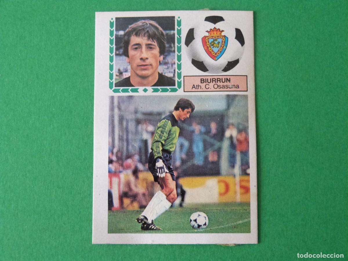 Cromos de F&uacute;tbol: CROMO FUTBOL BIURRUN AT. OSASUNA DESPEGADO FICHAJE N&ordm; 10 LIGA ESTE 1983-1984/83-84