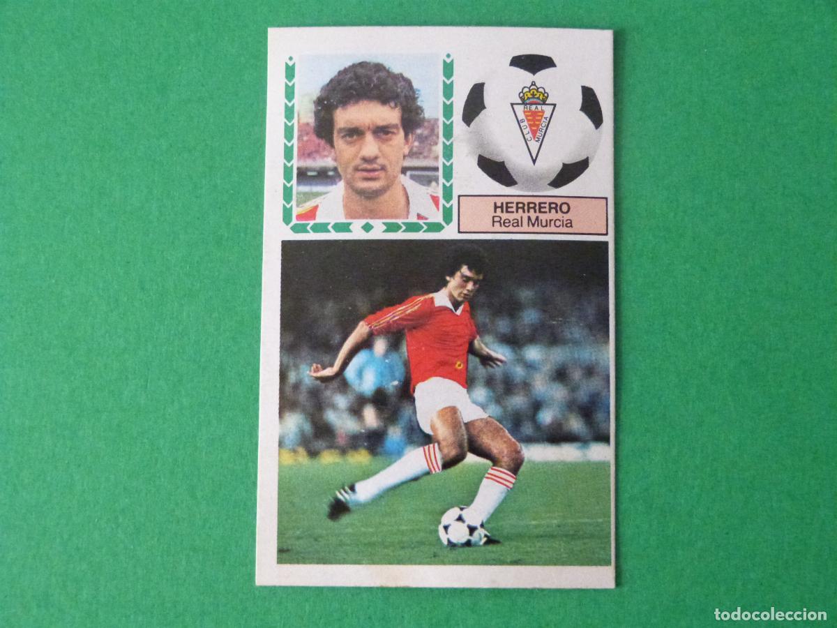 Cromos de F&uacute;tbol: CROMO FUTBOL HERRERO REAL MURCIA DESPEGADO FICHAJE N&ordm; 11 LIGA ESTE 1983-1984/83-84