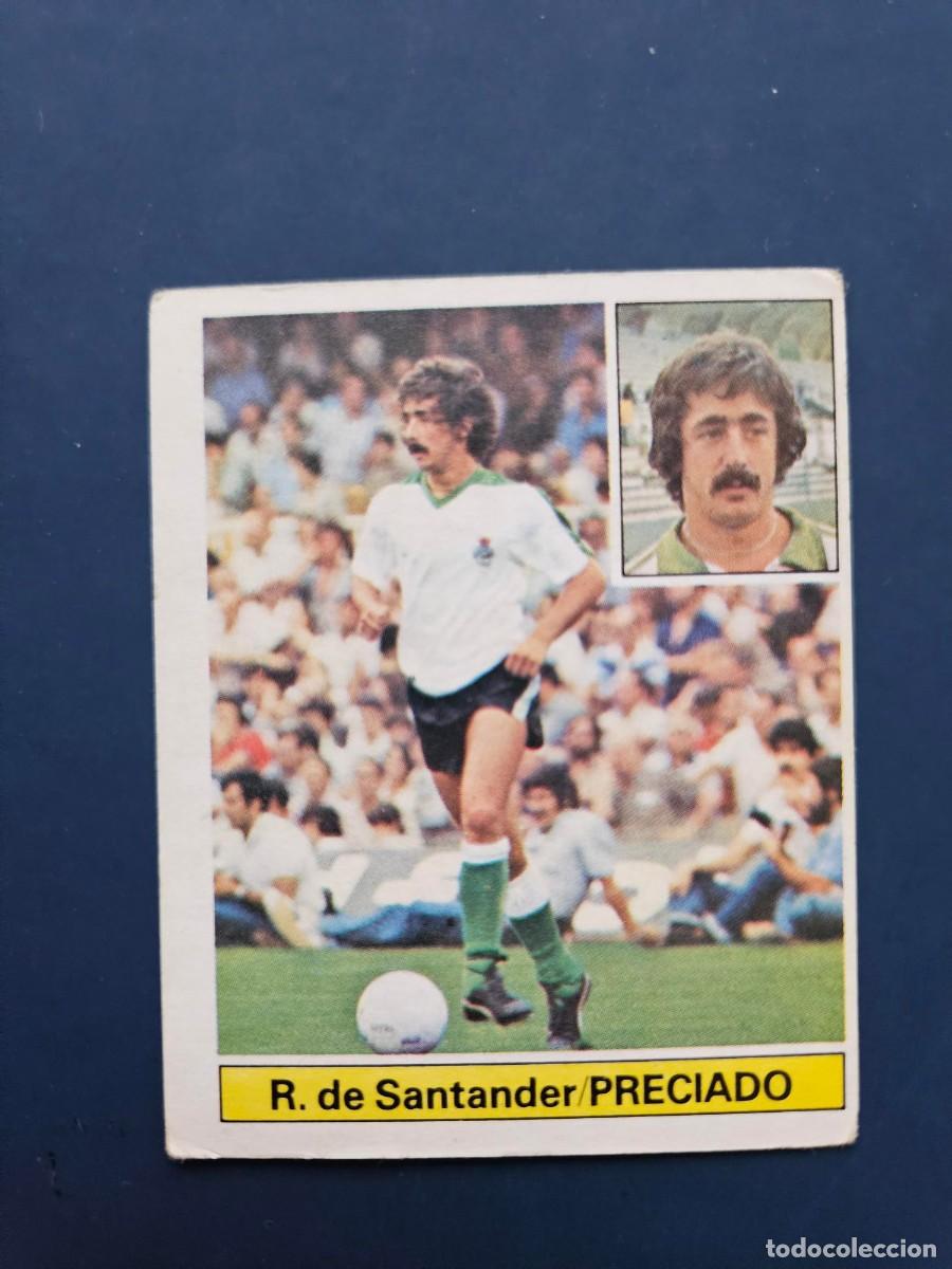 Cromos de F&uacute;tbol: PRECIADO RACING SANTANDER LIGA ESTE 81 82 1981 1982 SIN PEGAR NUNCA PEGADO