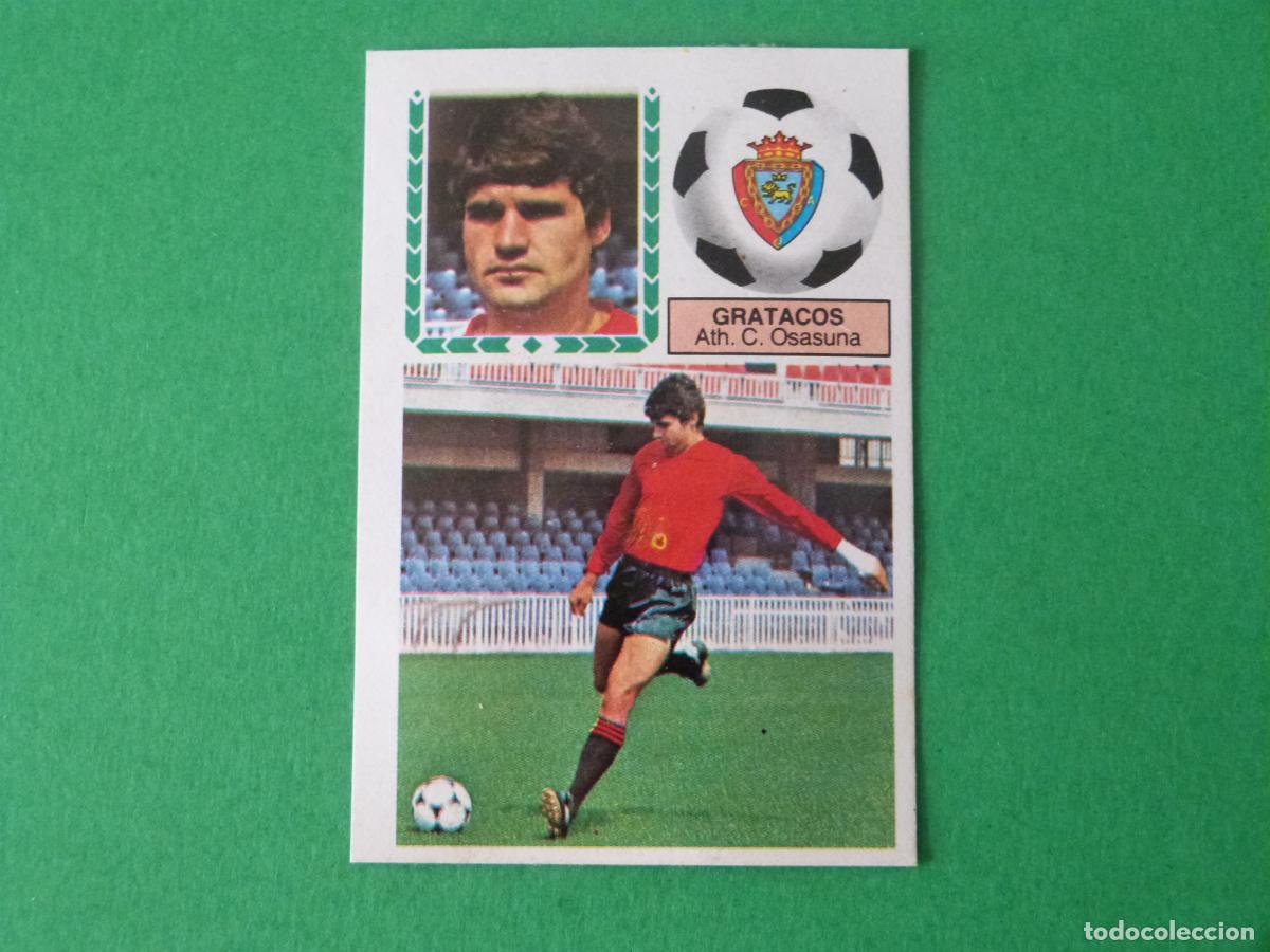 Cromos de F&uacute;tbol: CROMO FUTBOL GRATACOS AT. OSASUNA DESPEGADO FICHAJE N&ordm; 12 LIGA ESTE 1983-1984/83-84