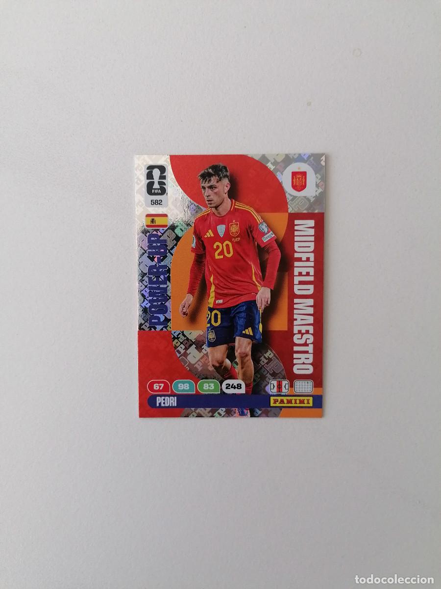 Cromos de F&uacute;tbol: 582 PEDRI Midfield Maestro World Cup 2026 Adrenalyn XL Panini