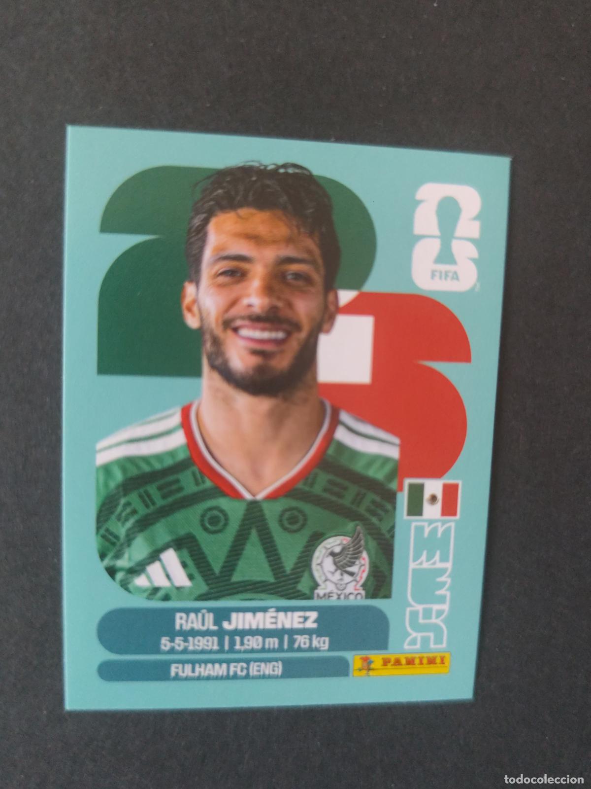 Football Stickers: MEX17 RA&Uacute;L JIM&Eacute;NEZ 17 M&Eacute;XICO MUNDIAL FIFA WORLD CUP 2026 STICKER PANINI SIN PEGAR