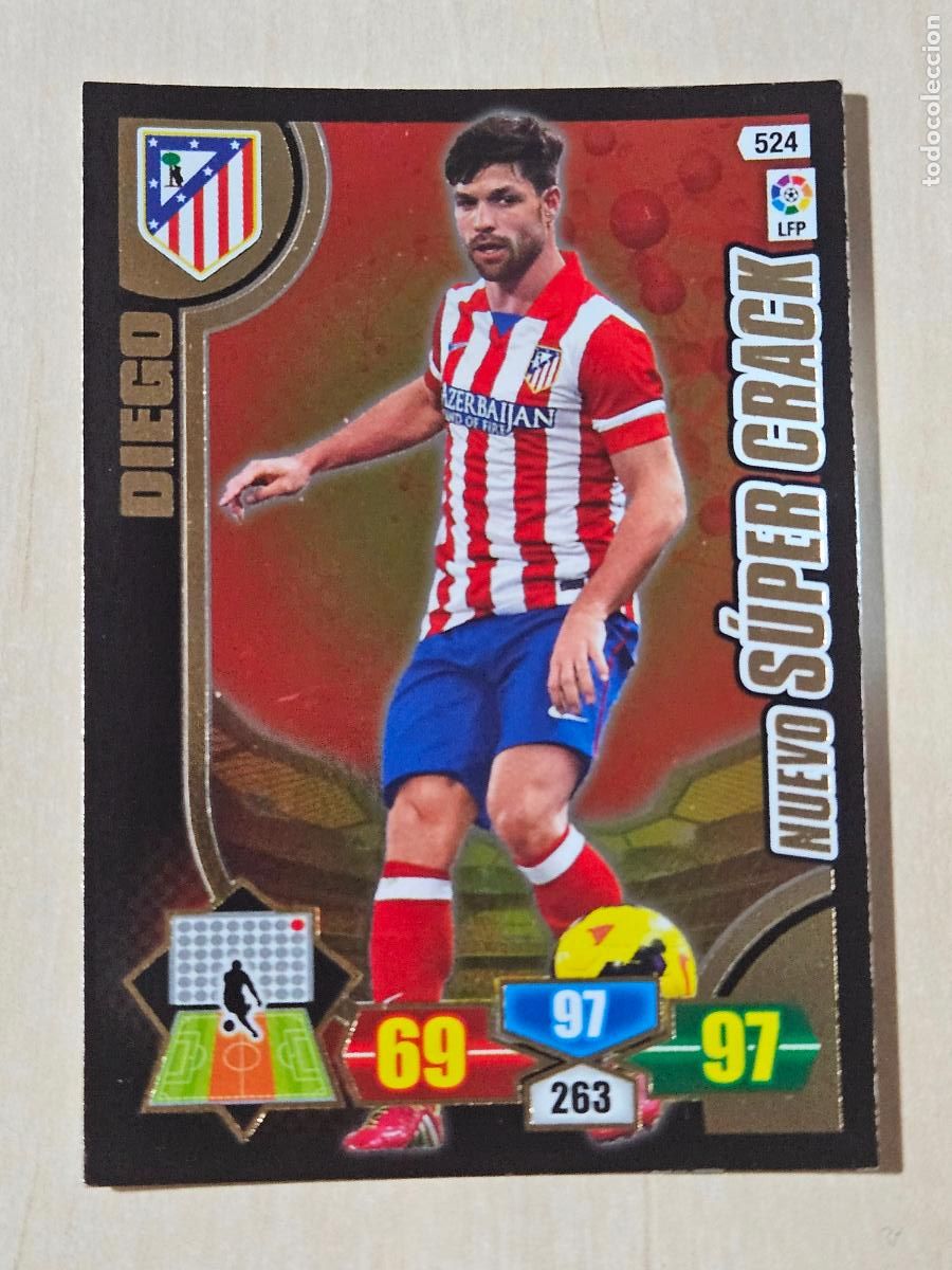 Figurine di Calcio: FICHA N&ordm; 524 DIEGO - ADRENALYN 13 14 - PANINI 2013 -14 - CROMO - NUEVO SUPER CRACK