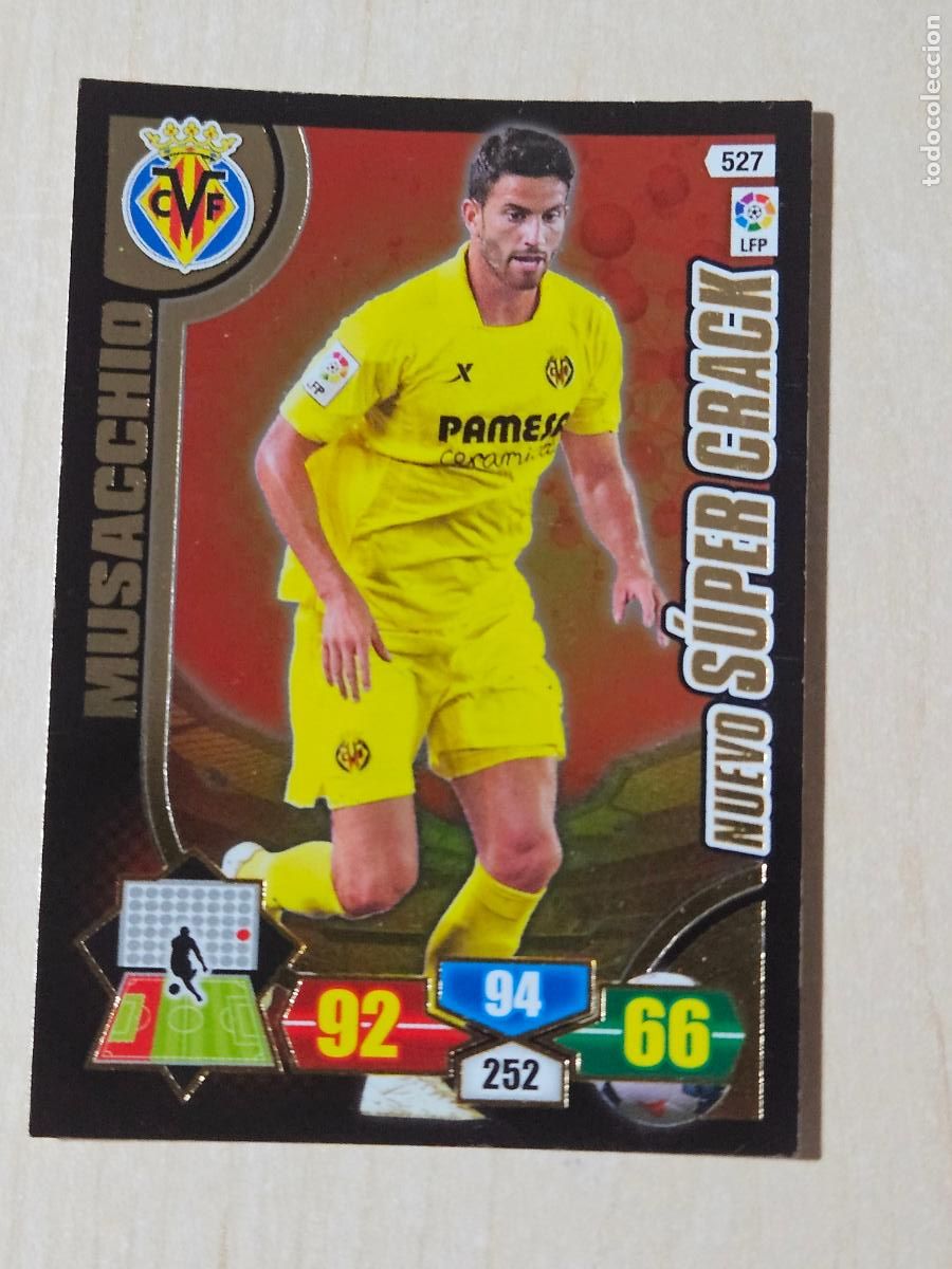 Cromos de F&uacute;tbol: FICHA N&ordm; 527 MUSACCHIO - ADRENALYN 13 14 - PANINI 2013 -14 - CROMO - NUEVO SUPER CRACK