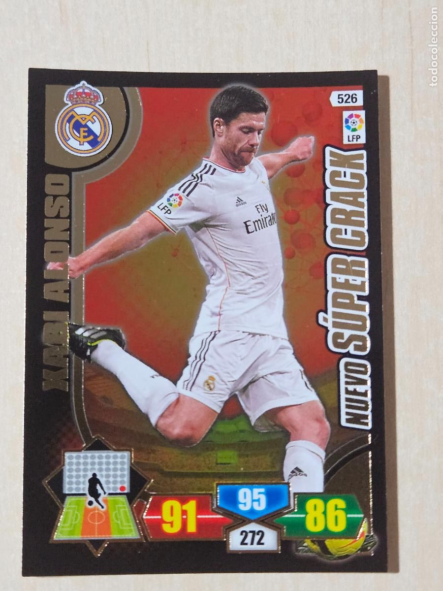 Cromos de F&uacute;tbol: FICHA N&ordm; 526 XABI ALONSO - ADRENALYN 13 14 - PANINI 2013 -14 - CROMO - NUEVO SUPER CRACK